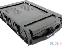 Сменный бокс для hdd agestar sr3p-sw-2f sata пластик черный 3.5"
