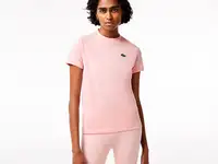 Женская футболка lacoste sport из органического хлопка
