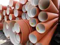 Полипропиленовые  гофрированные  трубы для наружной и  ливневой канализации, фотография 2