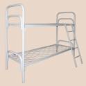 Кровати металлические одноярусные, кровати двухъярусные. Оптом., фотография 5