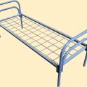 Трехъярусные металлические кровати от производителя оптом, кровати железные по низким ценам, фотография 4