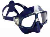 Маска sphera x aqua lung синий силикон, blue