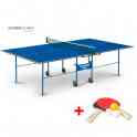 Теннисный стол Olympic с сеткой - стол для настольного тенниса для частного использования со встроенной сеткой