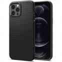 Чехол spigen liquid air для iphone 12 / iphone 12 pro (acs01701). черный матовый