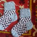 Вязаные шерстяные Носочки, Пинетки, Варежки, фотография 1