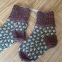 Вязаные шерстяные Носочки, Пинетки, Варежки, фотография 2