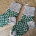 Вязаные шерстяные Носочки, Пинетки, Варежки, фотография 7