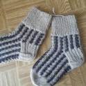 Вязаные шерстяные Носочки, Пинетки, Варежки, фотография 11