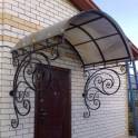Кованые навесы, козырьки, фотография 5