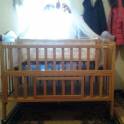 Срочно продам детскую кроватку с люлькой, фотография 1