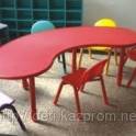 Стол полукруглый детский палитра