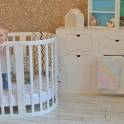 Детские овальные кроватки трансформер 6в1, фотография 5