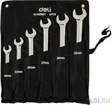 Набор комбинированных ключей с трещоткой 6 шт deli dl140106t спецификация: 19,22,24,27,30,32мм.
