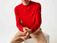 Мусжкой шерстяной свитер lacoste