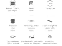 ЦАП Усилитель TRN TE Type-C на 3,5 мм, фотография 5
