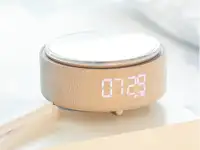 Зеркало-ночник с беспроводной зарядкой и колонкой, фотография 5