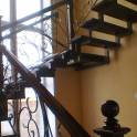 лестницы кованные деревянные, фотография 5