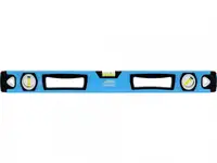 Уровень алюмин. двуручный, 800 мм, профиль 1,6 мм, фрезеров, ударопрочные заглушки,