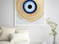 Интерьерная картина ручной работы. Декор на стену. Абстракция. Оберег