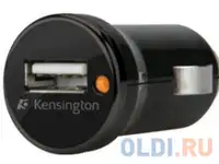 Автомобильное зарядное устройство kensington k38054eu 1a usb черный