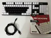 Клавиатура Hyperx Alloy Origins + White Keycaps, фотография 8