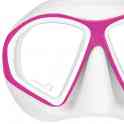 Маска для плавания mares sealhouette, для взрослых - ц.обт.белый, ц.р.бело-розовый, фотография 2
