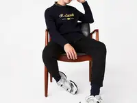 Мужской свитер lacoste из смеси шерсти и хлопка