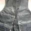 Кожаный мужской жилет 54р