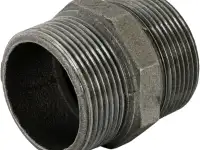 Ниппель с наружной резьбой, D1 5-110 мм, D2 6-80 мм, Материал: чугун; латунь..., Марка: AISI 304...