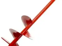 Hitachi шнек для бурения каменистой земли,диаметр10"комплекте переходник для бензобуров с валом