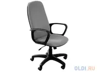 Кресло buro ch-808axsn/tw-12 серая тканевая обивка