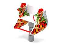 Качалка на пружине змейка ио 22.01.08-01