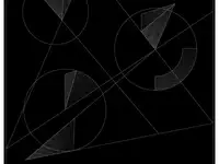 Варочная панель электрическая krona fidato 45 bl черный