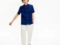 Мужская льняная рубашка lacoste regular fit
