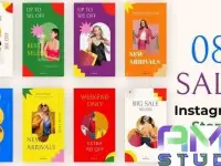 Заказать рекламные креативы Инстаграм для одежды (I_FASHION_4)