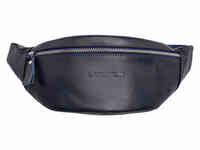 Кожаная поясная сумка ellis dark blue