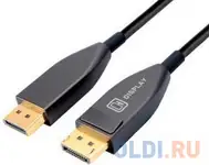 Кабель displayport 15м vcom telecom d3751-15m круглый черный