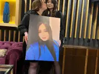 Арт портрет на холсте, фотография 3