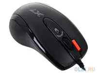 Мышь a4tech x-710bk usb black 6 кн, 1кл-кн, 2000 dpi