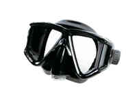 Akvilon maxima-4 dry маска для плавания с клапаном, цвет прозрачный / черный