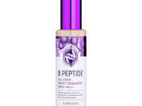Тональный крем enough 8 peptide full cover perfect foundation, цвет #13 light beige | светлый бежевый