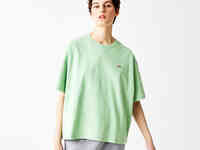 Женская футболка lacoste l!ve из хлопкового джерси