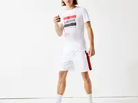 Мужская футболка lacoste sport из органического хлопка