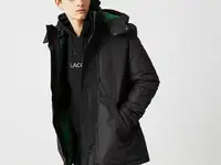 Мужская куртка-парка lacoste с капюшоном