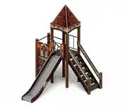 Детский игровой комплекс «замок» (средневековый) 2.18.04-02 h=1500