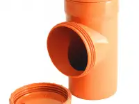 Ревизия 110 мм, Среда: наружная канализация; внутренняя канализация; канализация, t 95 град