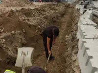 Монтаж бордюров, лотков, асфальтирование, парковки, благоустройство, фотография 7