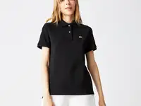 Женское поло lacoste classic fit из дыщащего хлопка peqie