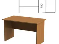 Стол письменный "монолит", 1200х700х750 мм, цвет орех гварнери, см1.3