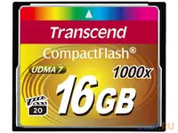 Карта памяти compact flash card 16gb transcend 1000x ts16gcf1000